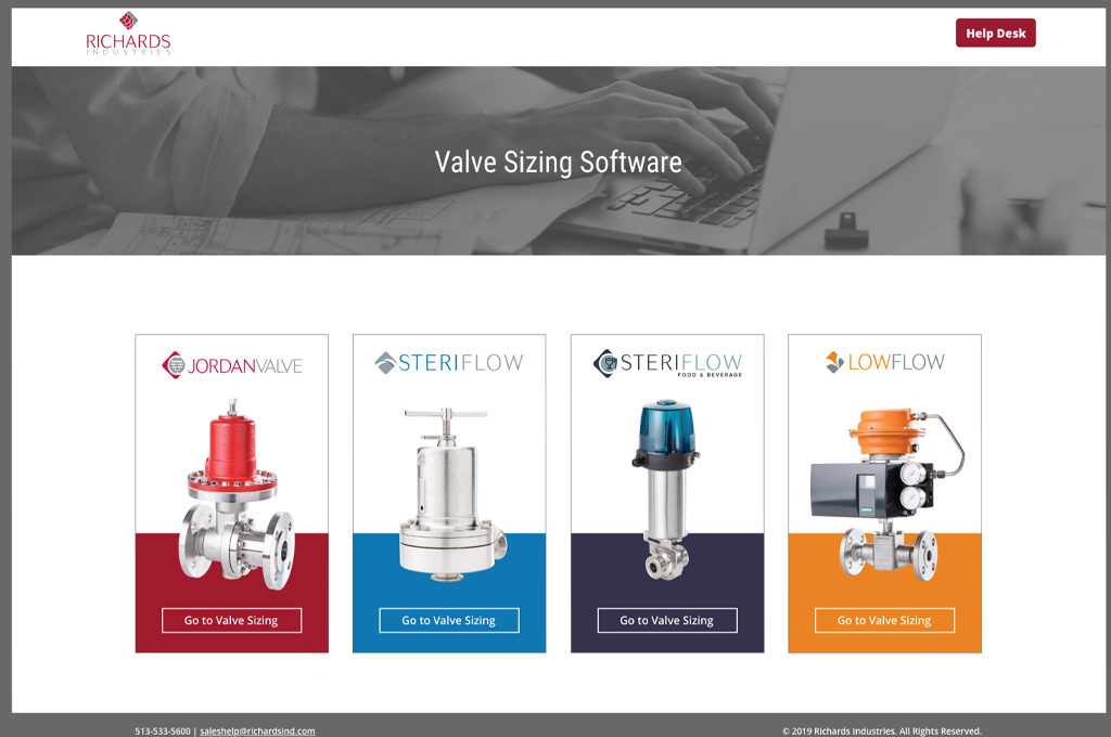 Picture of sizing software