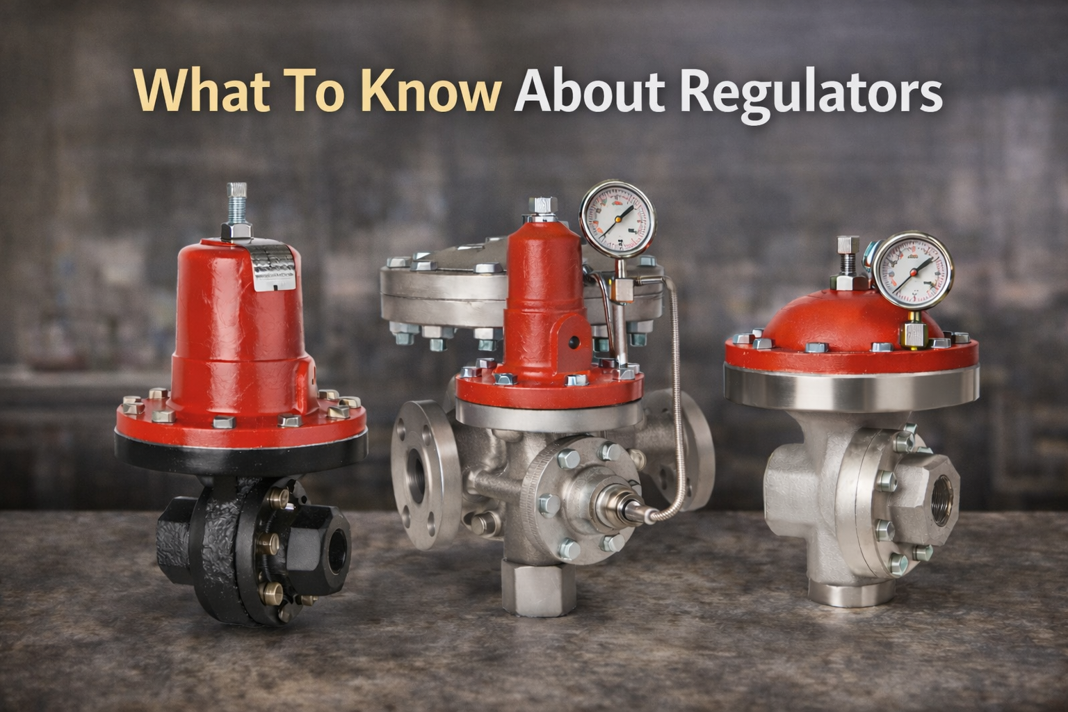 what to know about pressure regulators